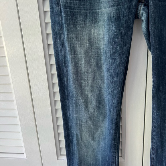 Citizens of Humanity Ava Stretch Distressed Low Waist Straight Leg Jean, size 26 - Picture 4 of 9